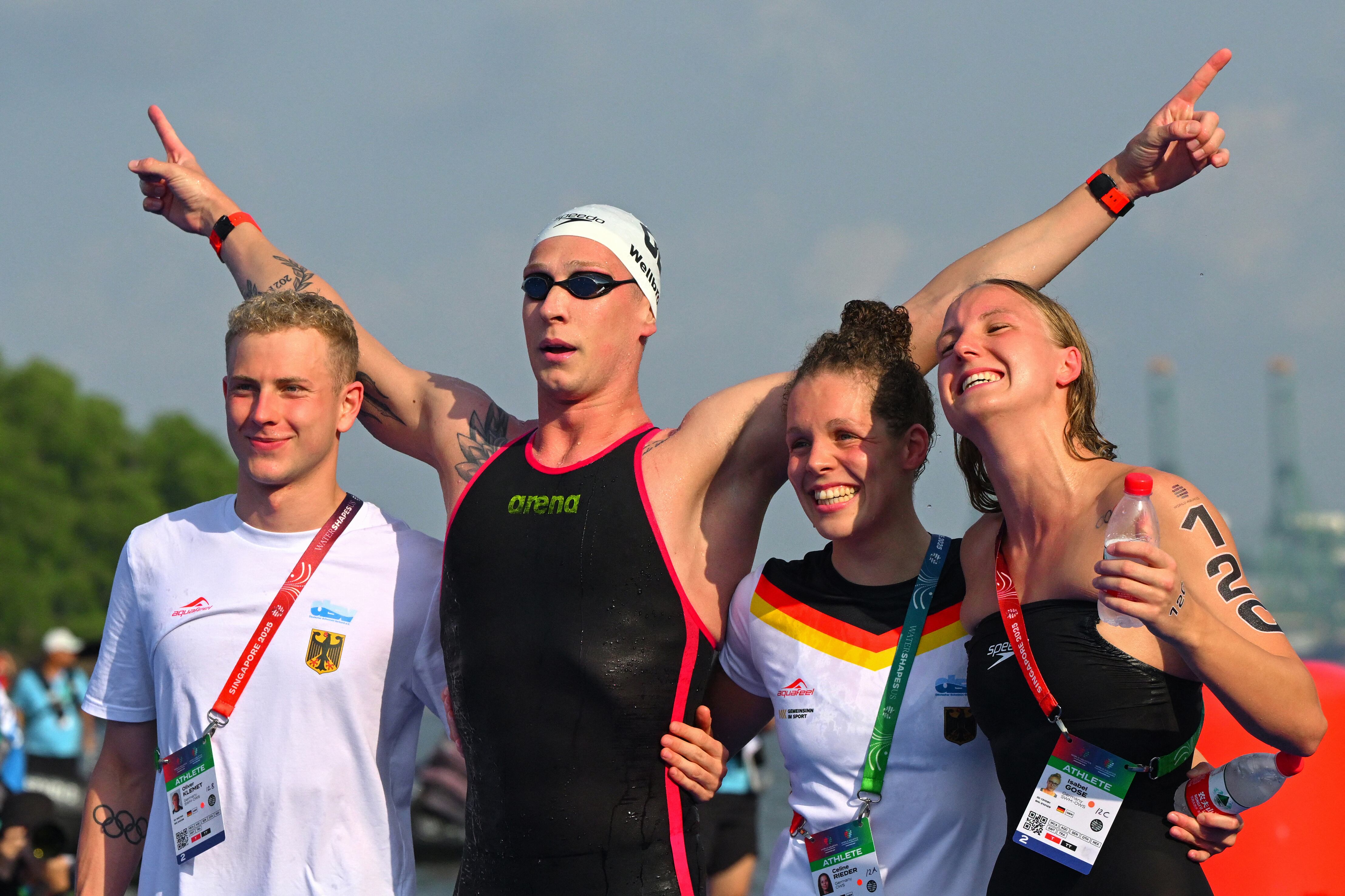 Los alemanes estuvieron de festejo