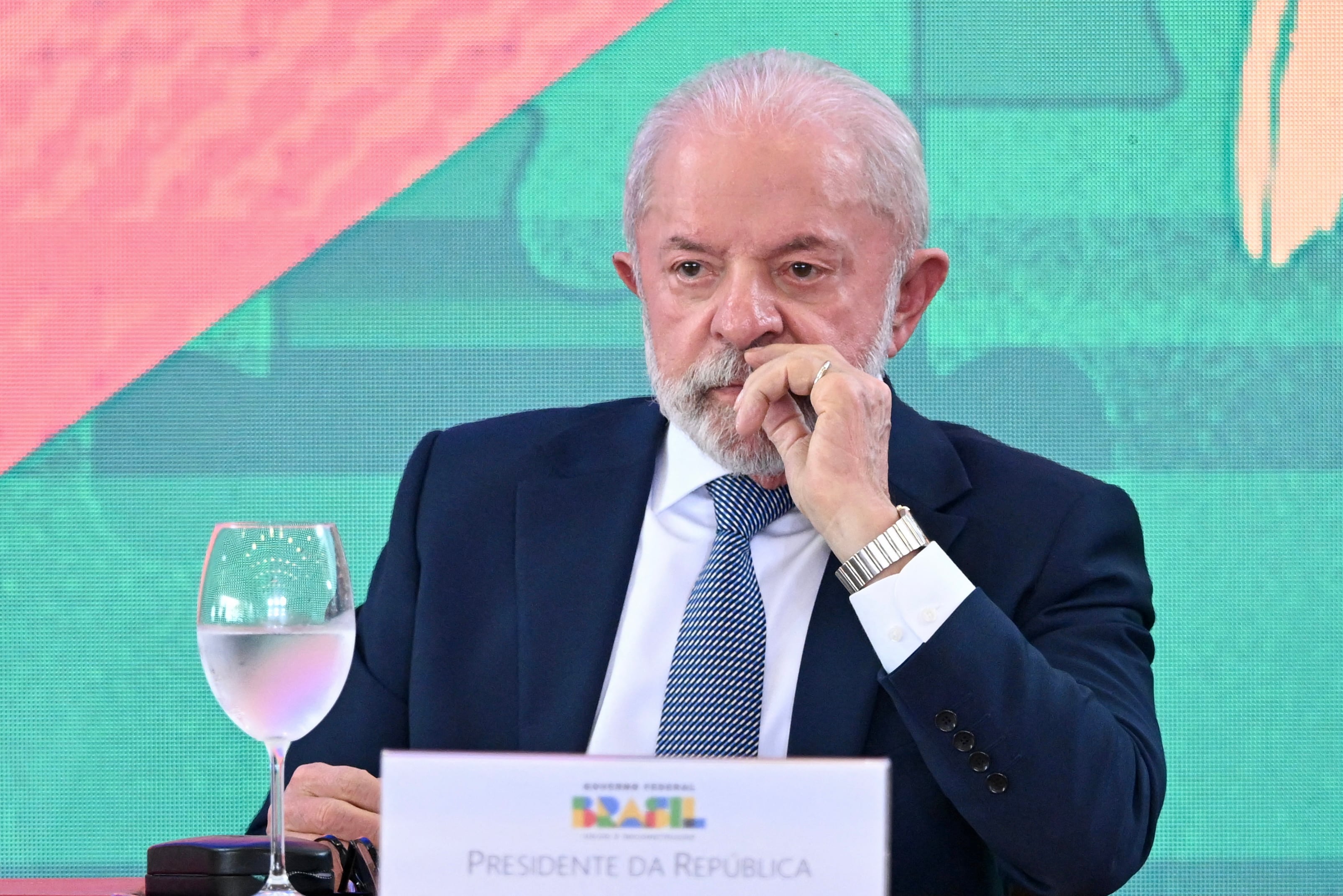 Lula da Silva, presidente de Brasil.
