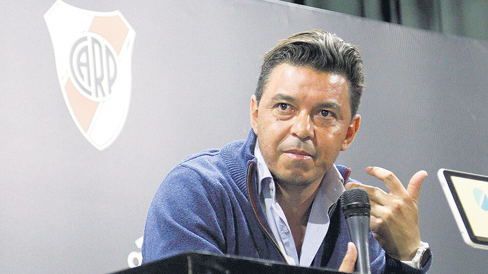 Gallardo habló ayer en el estadio Monumental sobre su actitud.