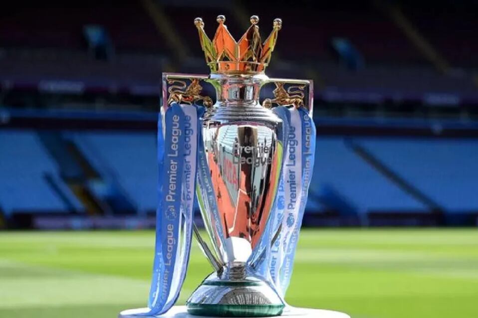 El trofeo de la Premier League.