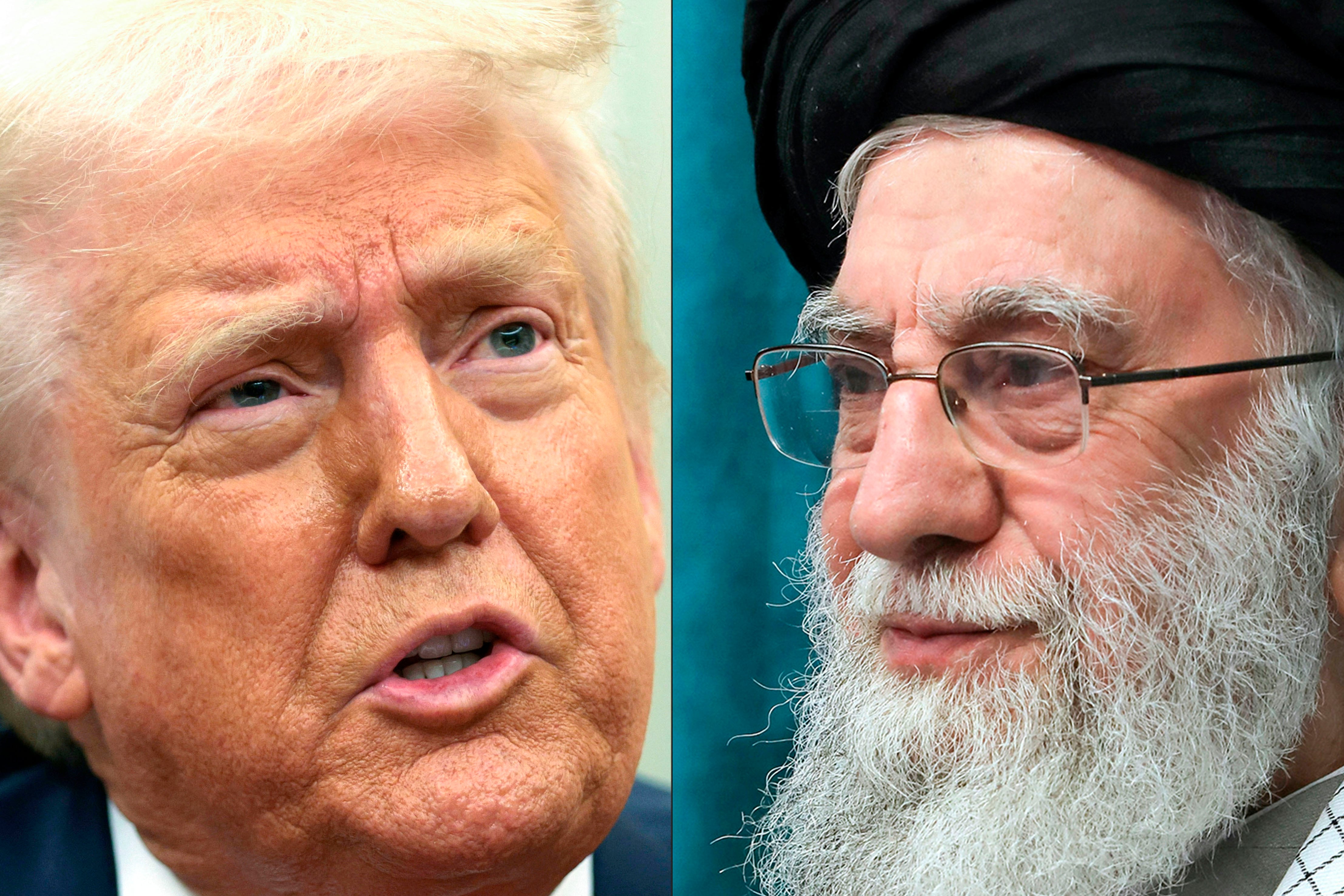 donald trump  ali khamenei-29/06/2025
