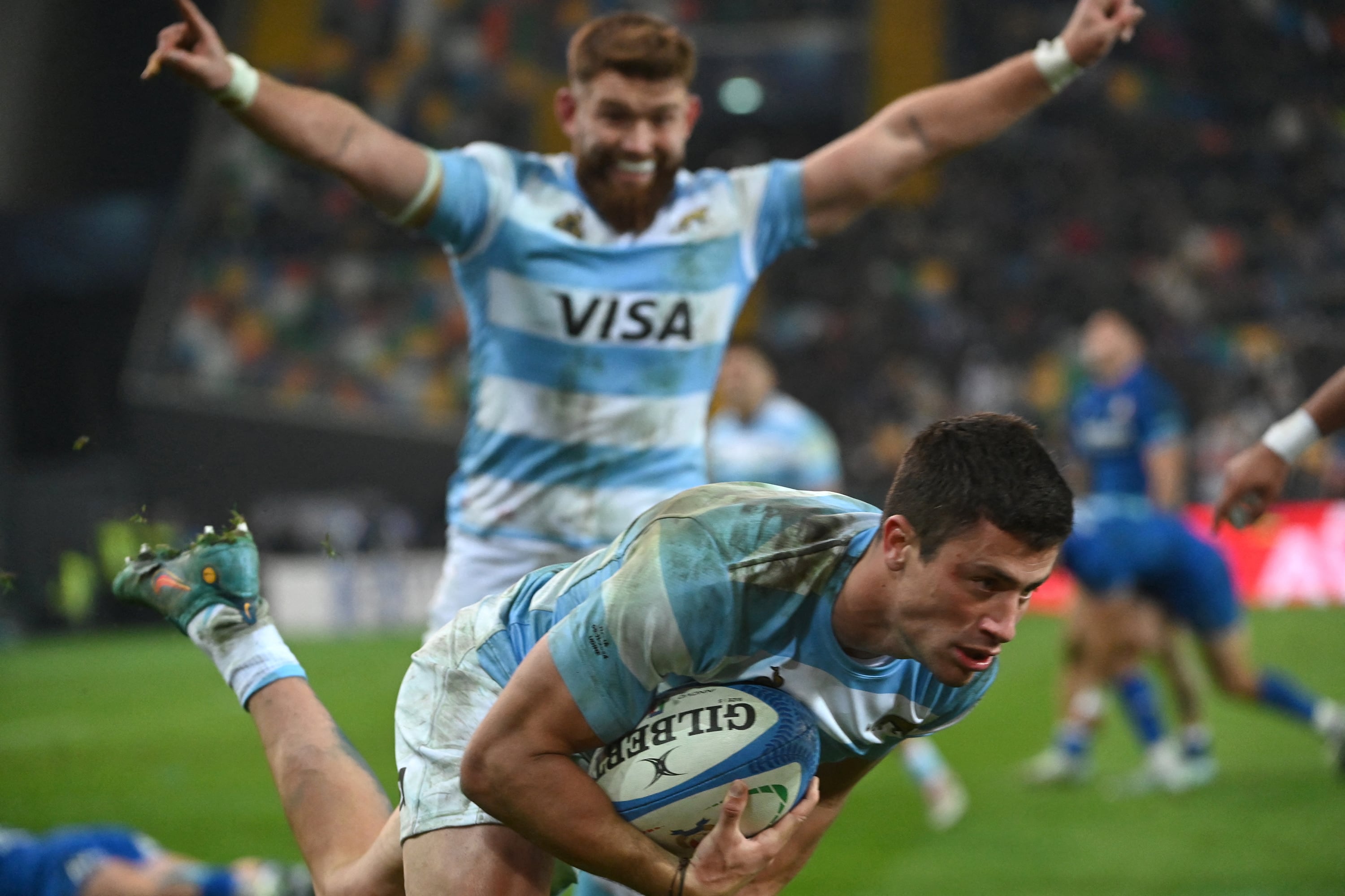 Lluvia de tries para Los Pumas en Udine