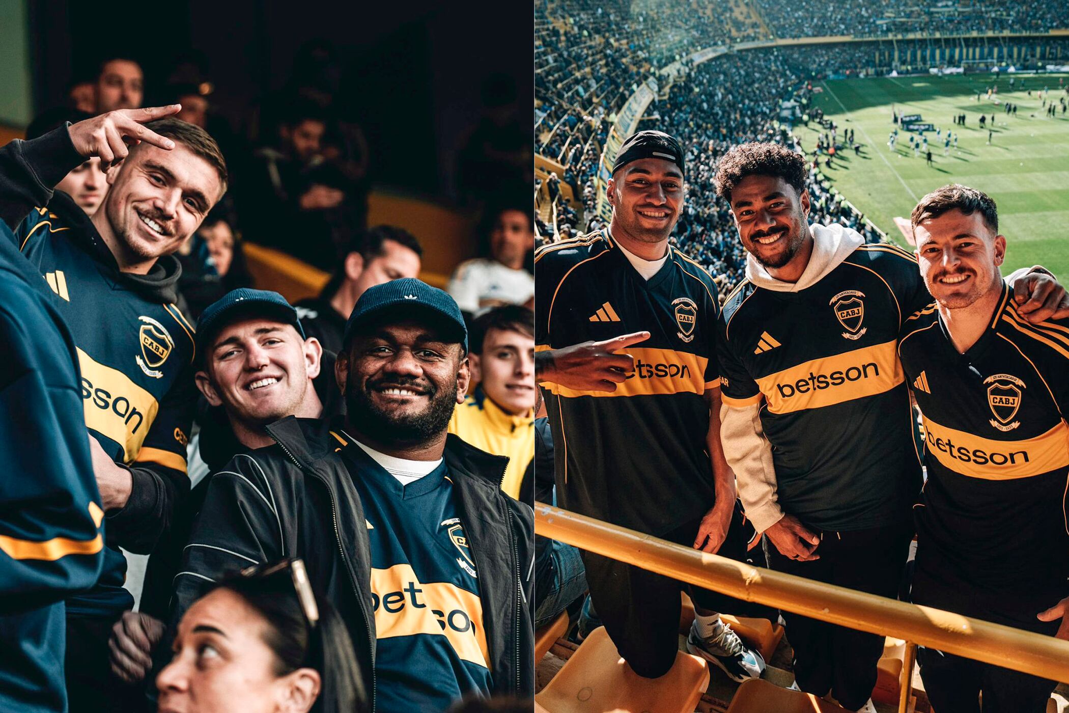 Los All Blacks sorprendieron con su visita a La Bombonera