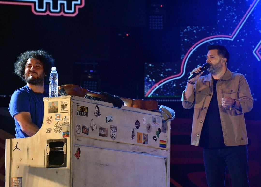 Raly Barrionuevo y Jorge Rojas. 