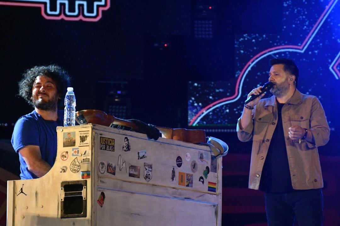 Raly Barrionuevo y Jorge Rojas.