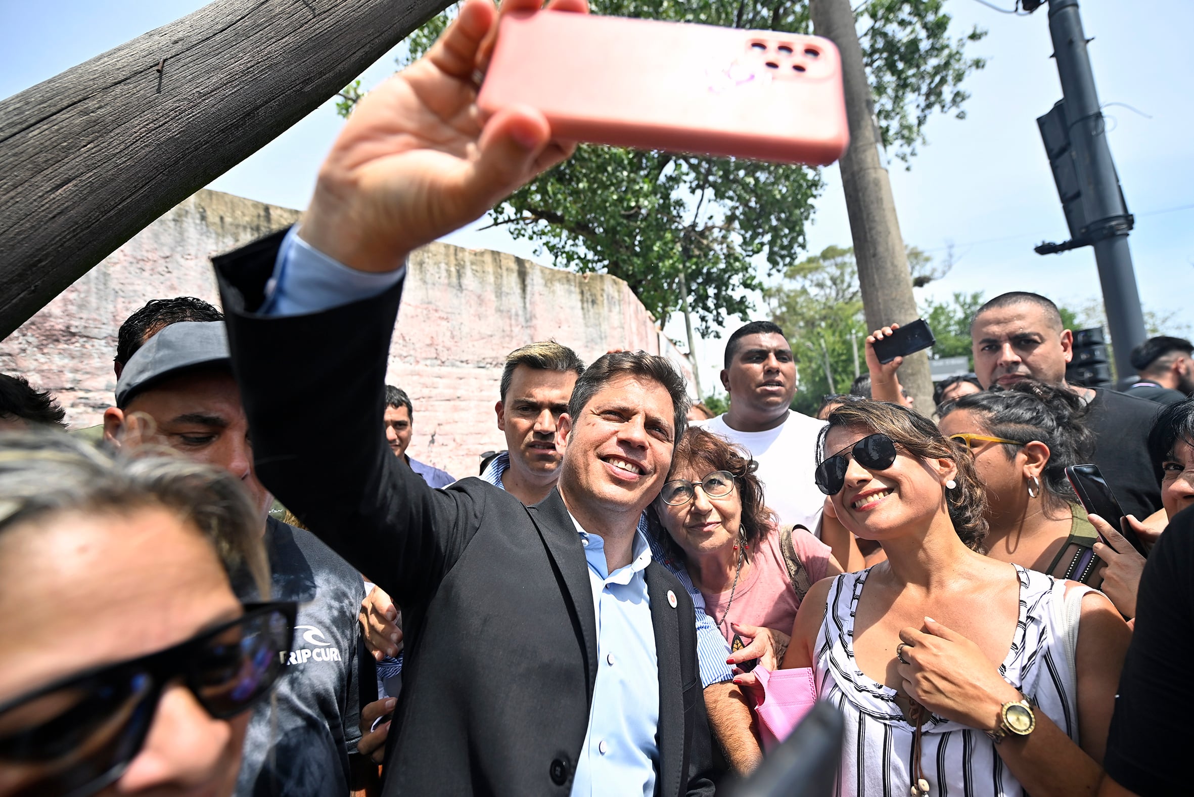 Axel Kicillof visitó Hurlingham este martes