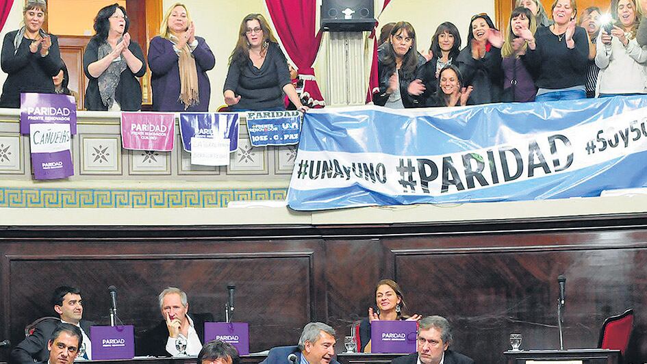 La paridad de género fue sancionada por la Legislatura bonaerense.