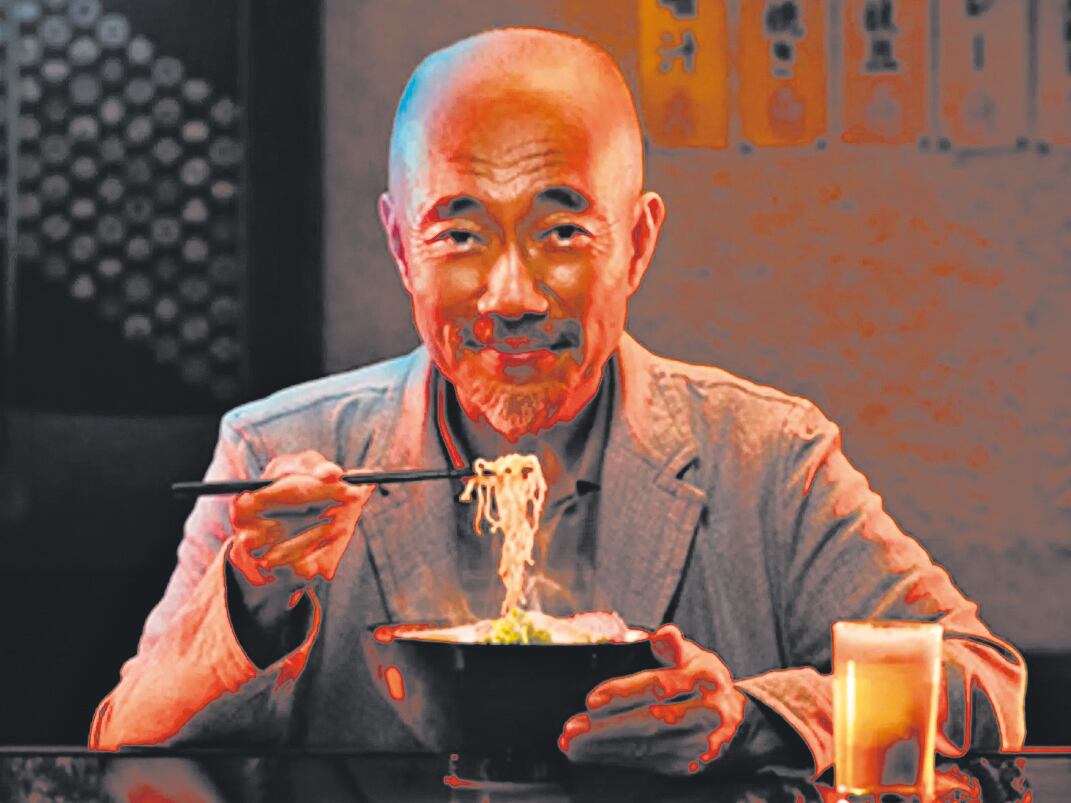 En Samurai Gourmet el personaje es Kasumi, un tokiota recién jubilado.