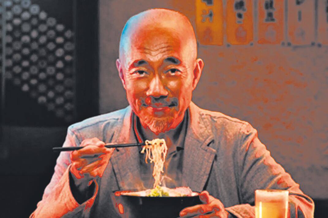 En Samurai Gourmet el personaje es Kasumi, un tokiota recién jubilado.