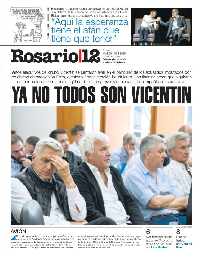 YA NO TODOS SON VICENTIN - 28/03/2025