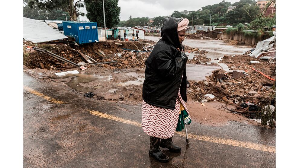 "El principal desafío es el suministro de agua", explicó el ministro de Sanidad, Joe Phaahla.