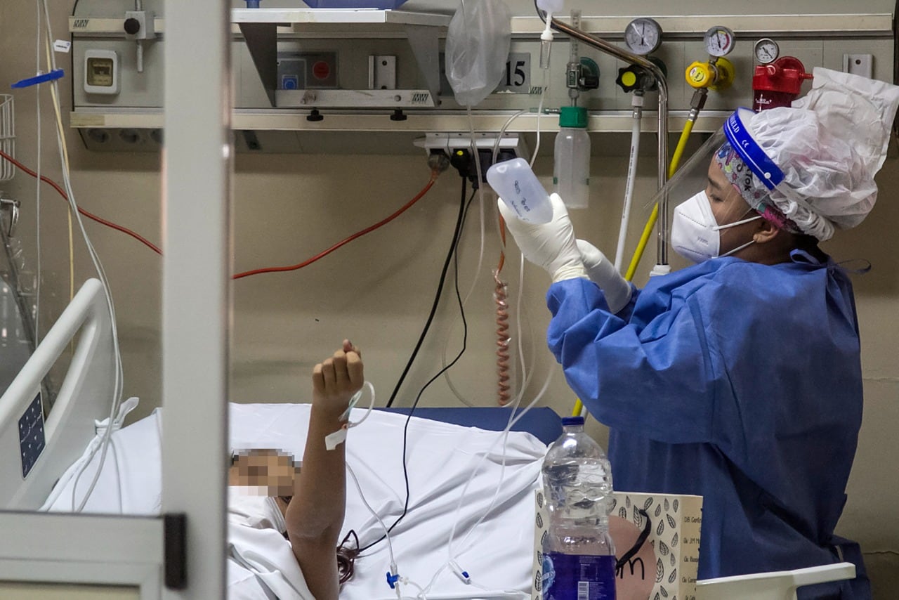 La situación en las terapias intensivas.