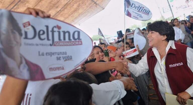 Delfina Gómez, la opción de la izquierda ante la hegemonía del PRI.