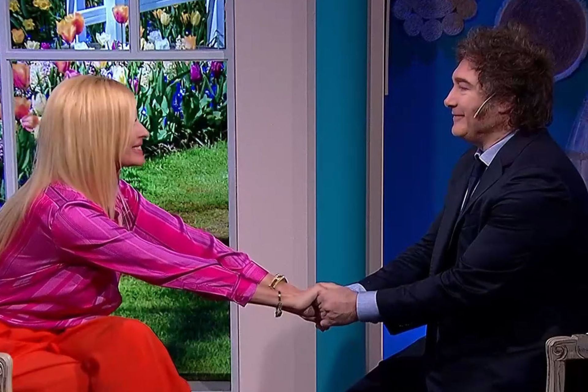 Javier Milei le dio una entrevista a "Yuyito" González 
