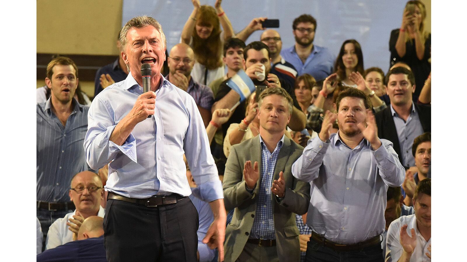 En el acto de hoy hablará Macri y tal vez Federico Angelini.