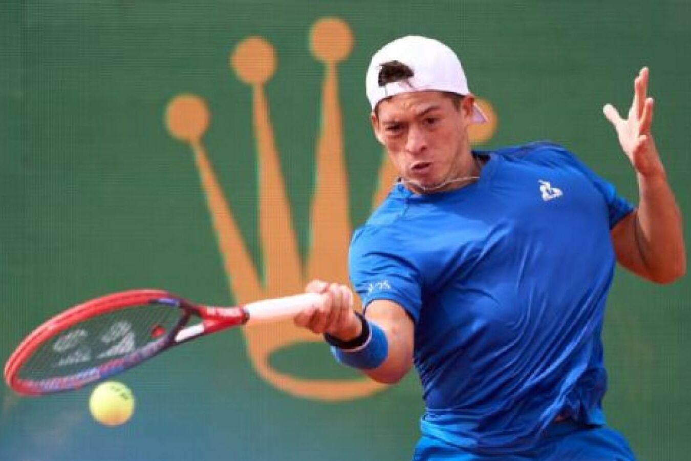 Báez no pudo con el alemán Struff y quedó eliminado en Montecarlo