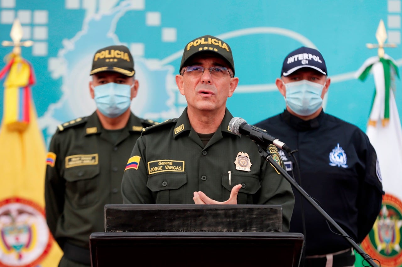 El general Jorge Luis Vargas. 