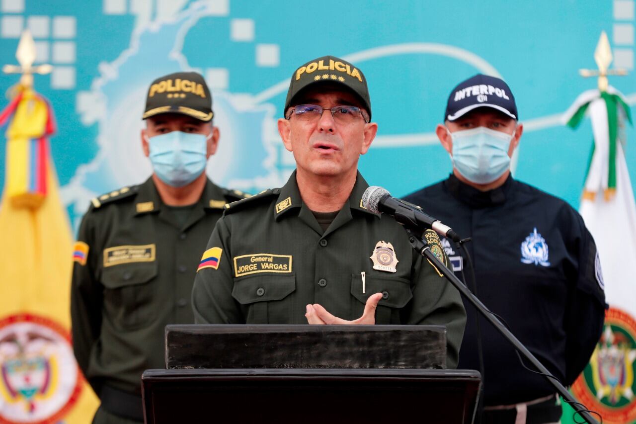 El general Jorge Luis Vargas. 