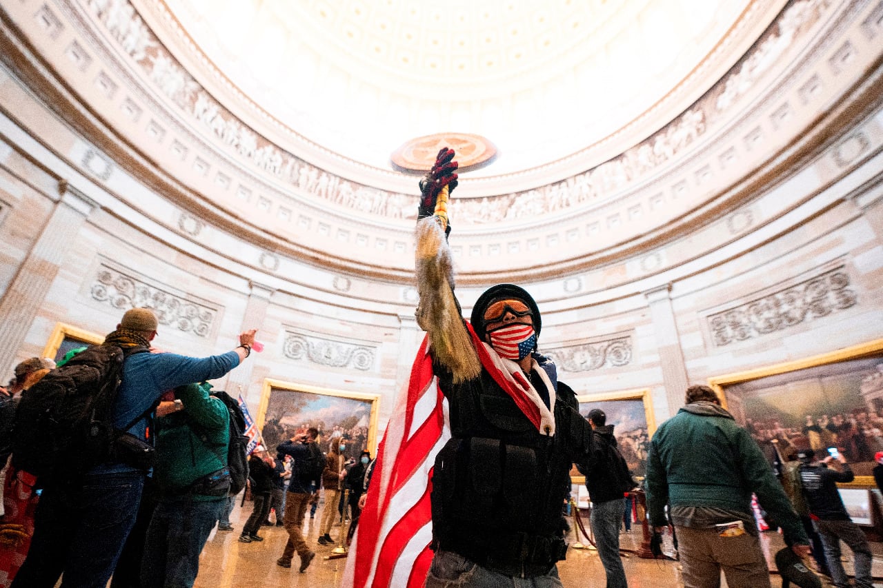 6 de enero de 2021: el asalto al Capitolio para desconocer la victoria electoral de Biden.