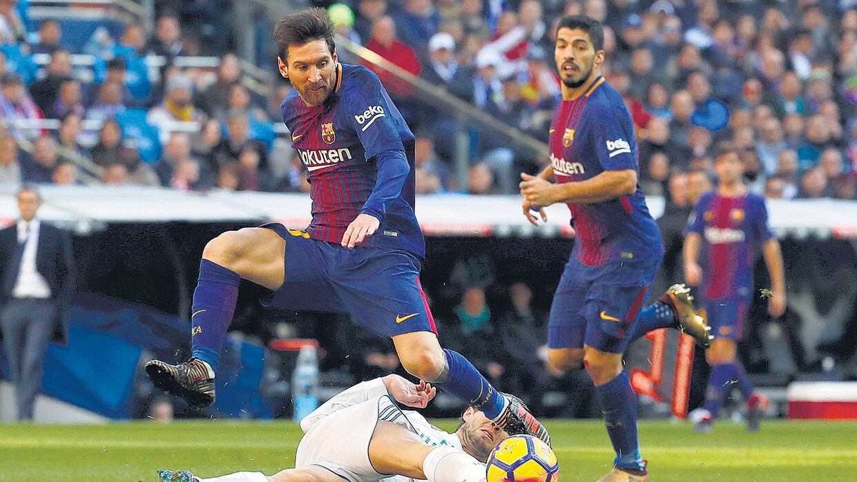 Messi se destacó en el derby y terminó el año como máximo goleador.