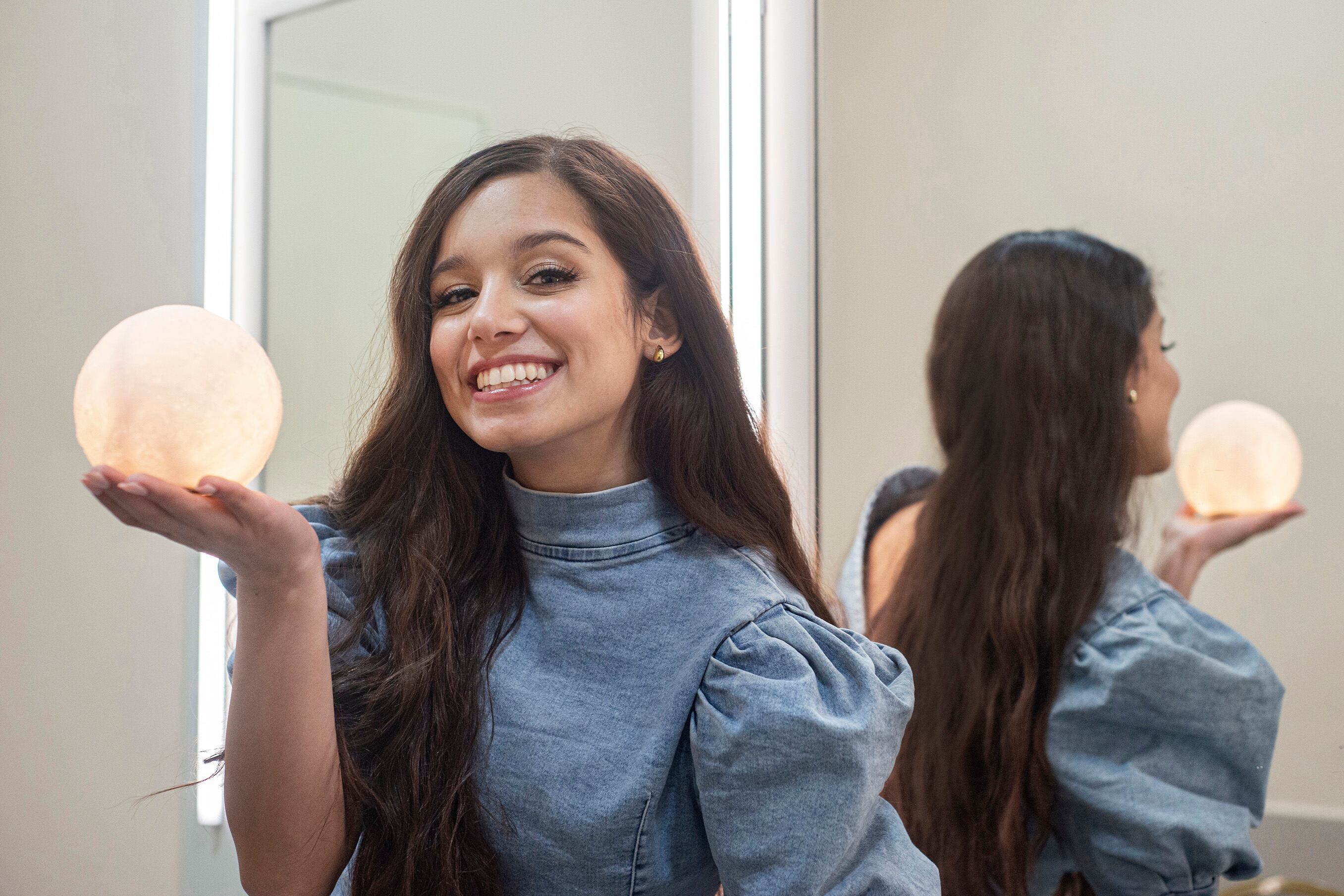 Con 25 años, Albana Fuentes se preparó durante mucho tiempo para esta experiencia.