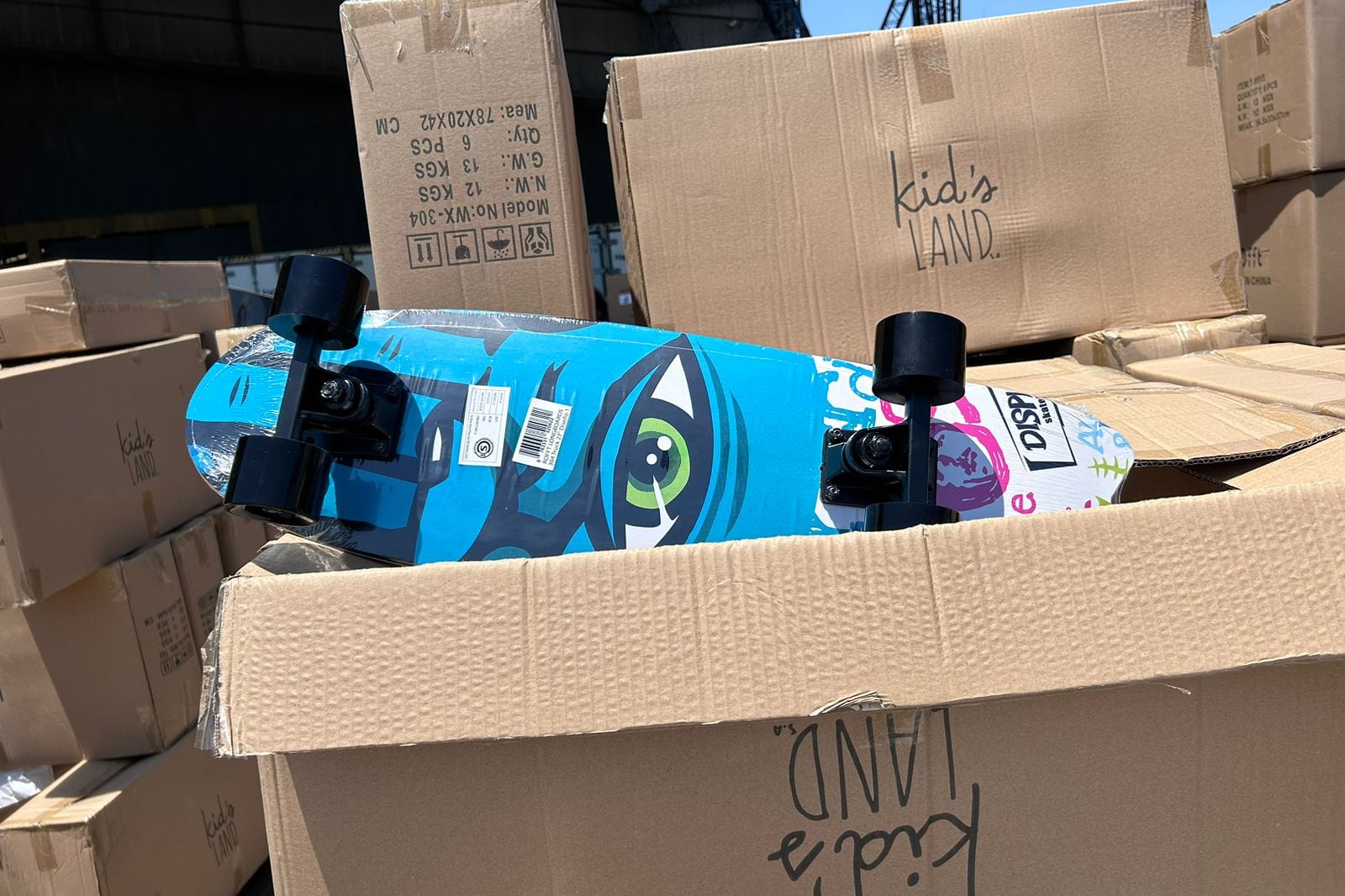 La Aduana secuestró la mercadería.