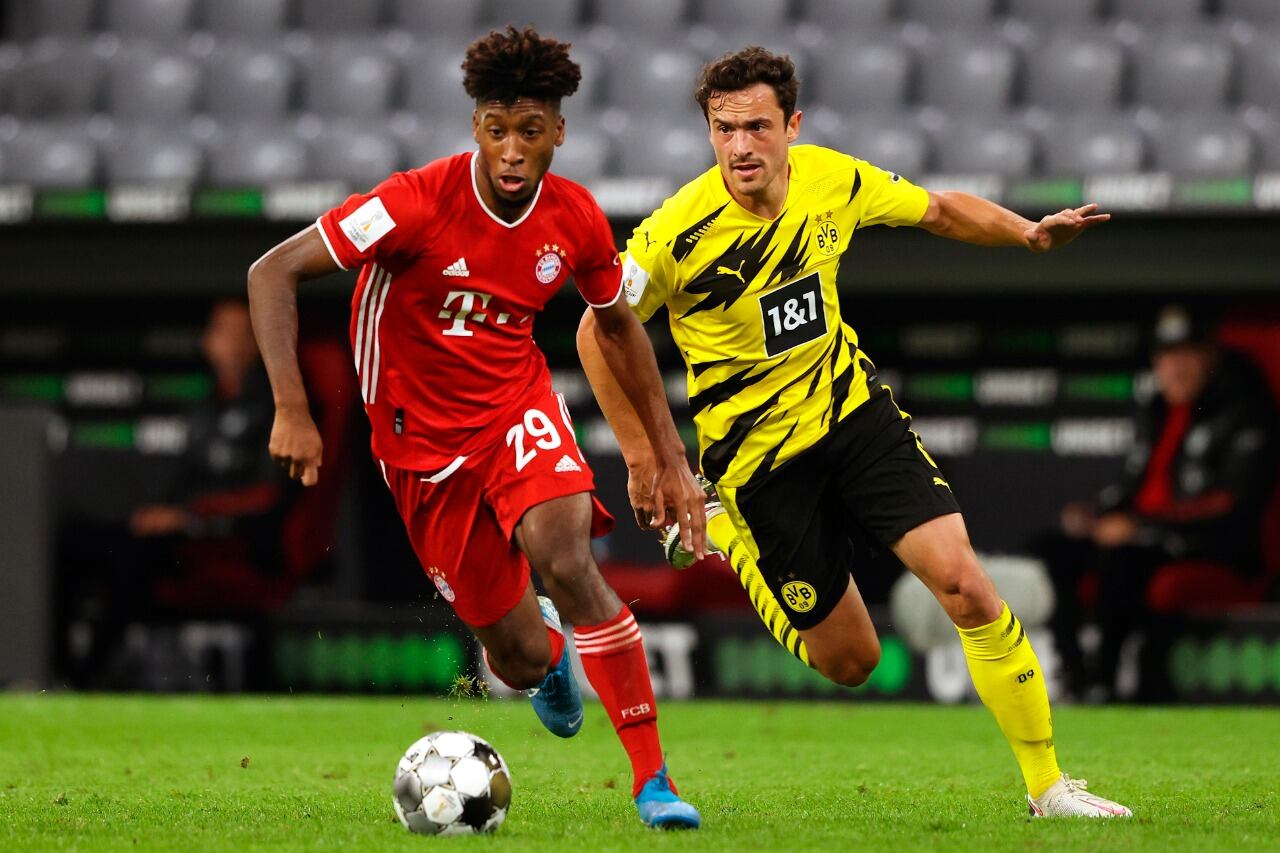 La imagen de la final de la última Supercopa de Alemania.