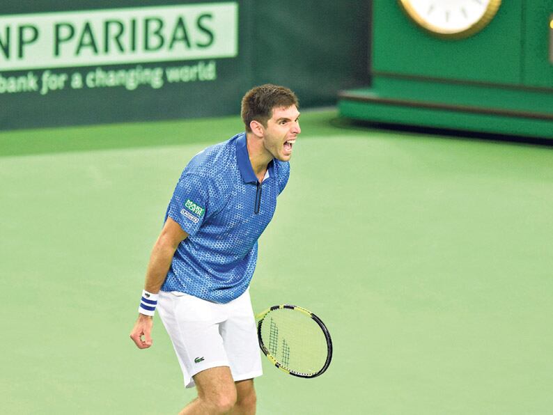 Si supera el debut, Delbonis será rival del ganador del partido entre Zeballos y Sousa.