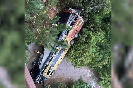 El choque se produjo en la ruta nacional 14 este domingo a las 4.30 de la madrugada.
