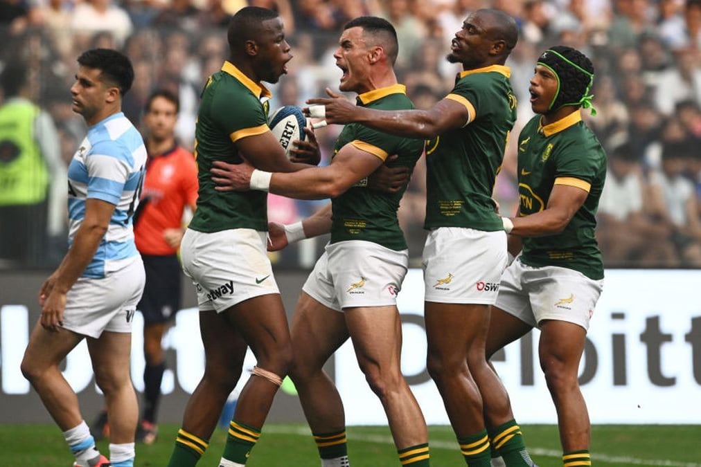 Los Springboks, últimos campeones del Rugby Championship