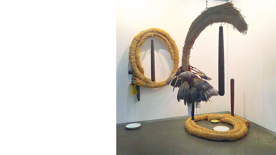 Obra de Carlos Herrera en la galería Ruth Benzacar.