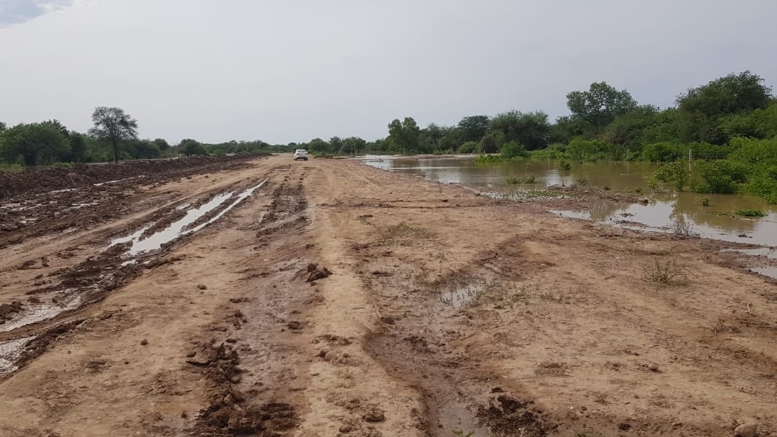 La ruta 54, entre La Estrella y Misión La Paz. 