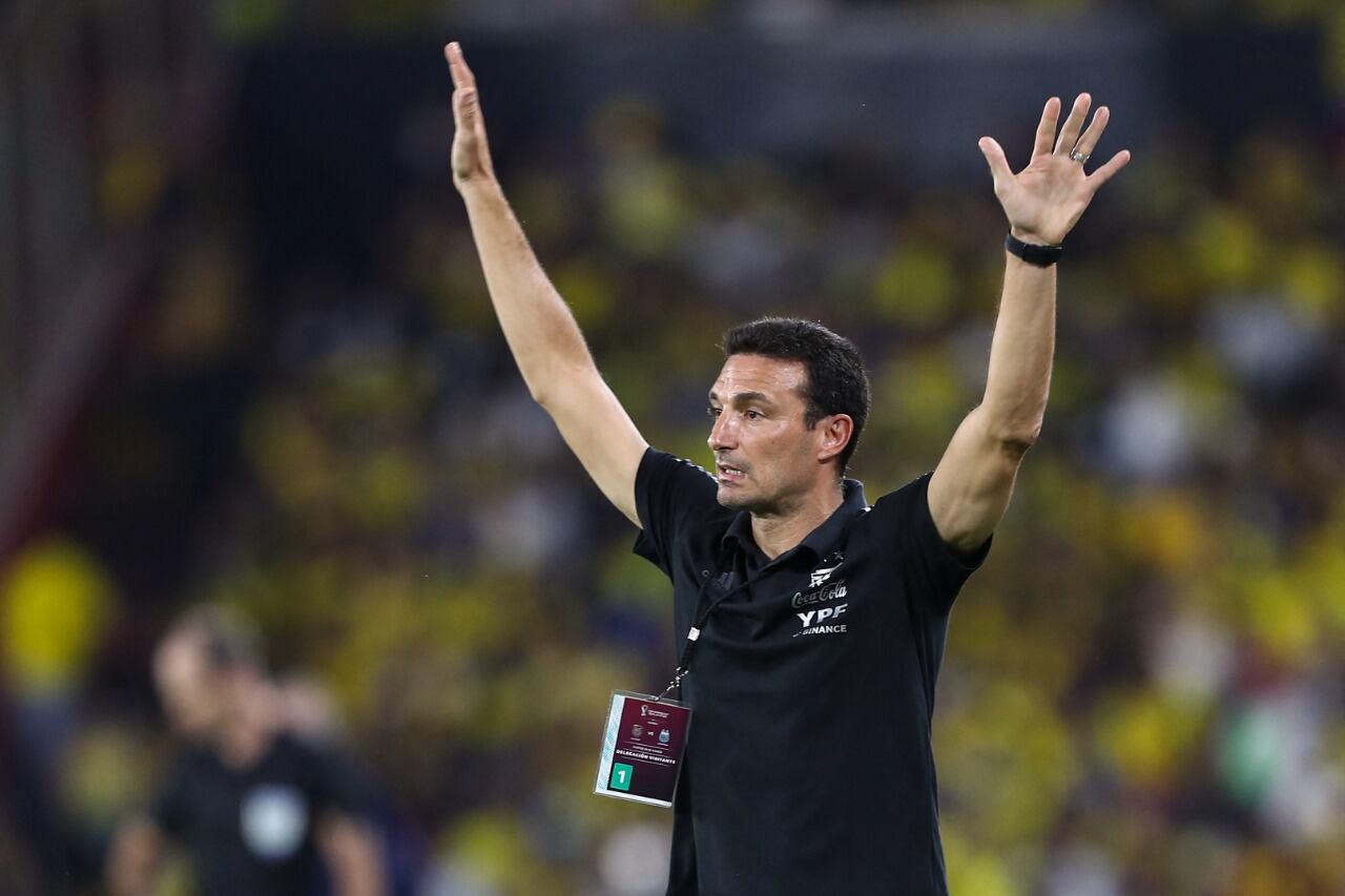 Lionel Scaloni, DT de la Selección.
