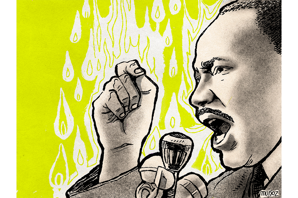 Martin Luther King Jr. Ilustración: Marina Muñoz
