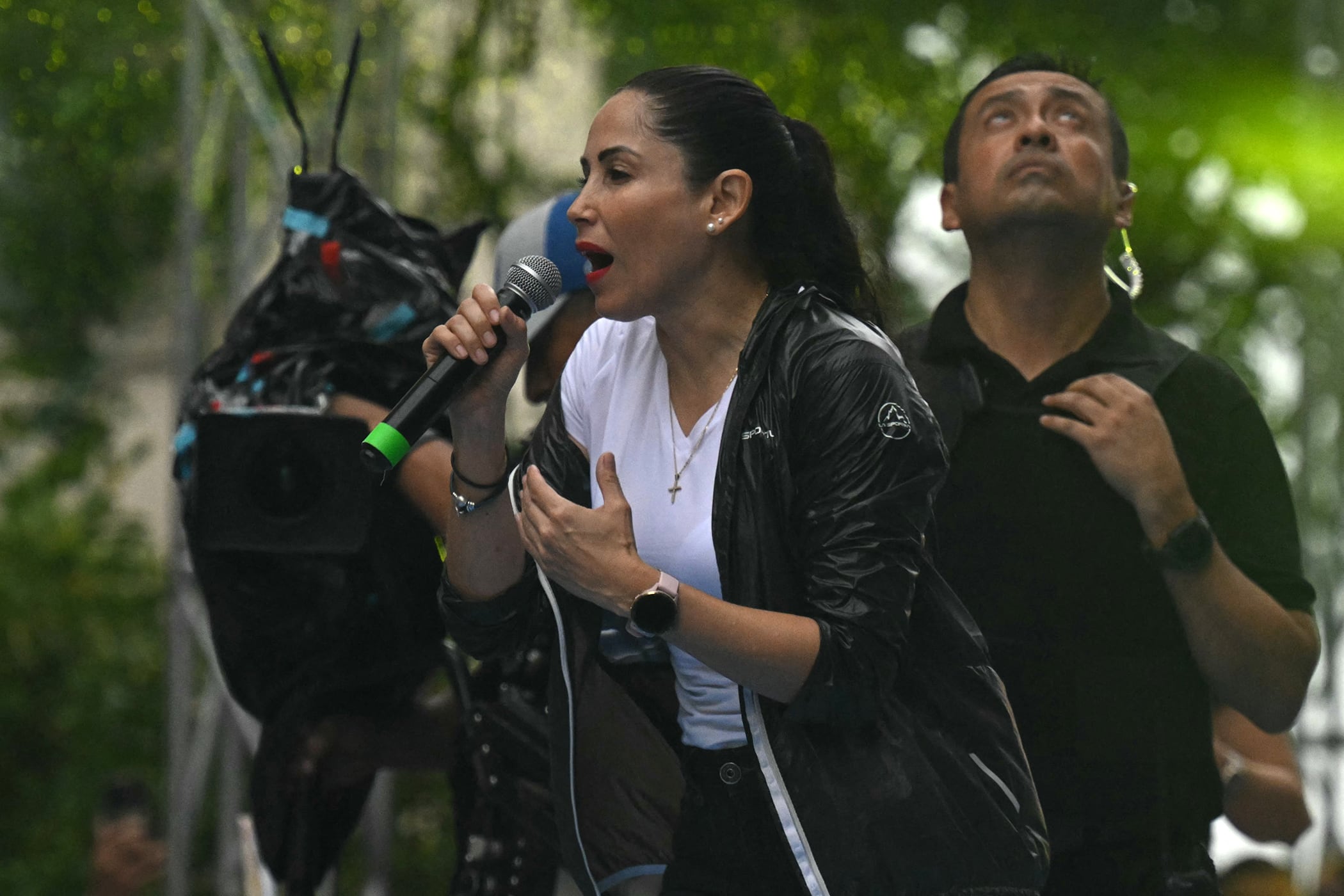 Luisa González, candidata a presidenta de Ecuador por el correísmo.