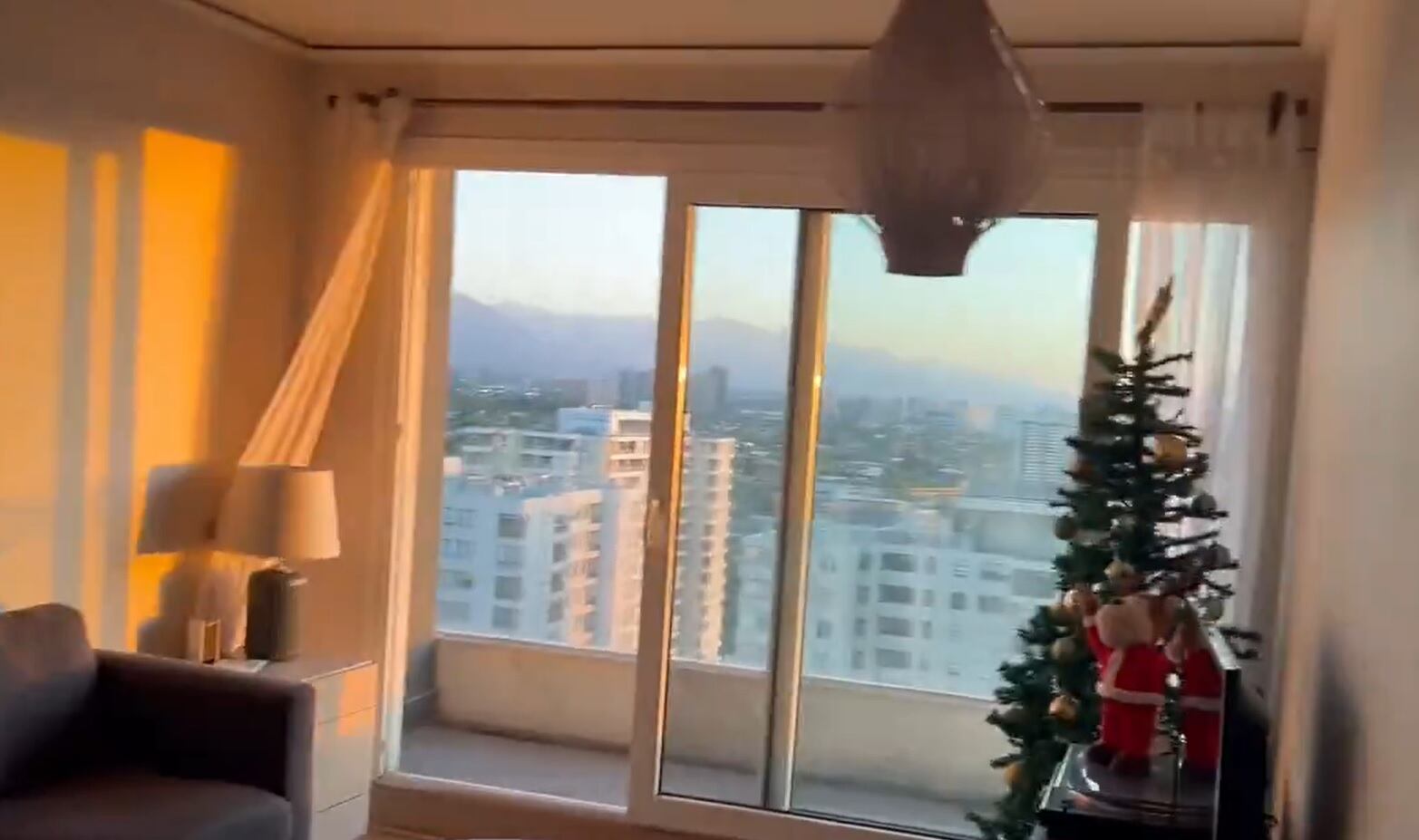 Usuarios captaron el momento en que se producía el temblor