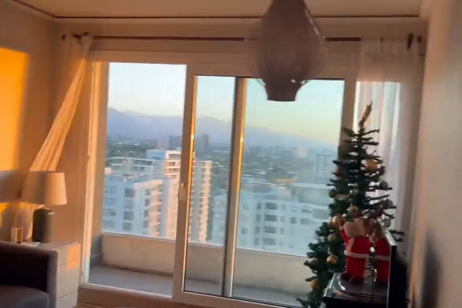 Usuarios captaron el momento en que se producía el temblor