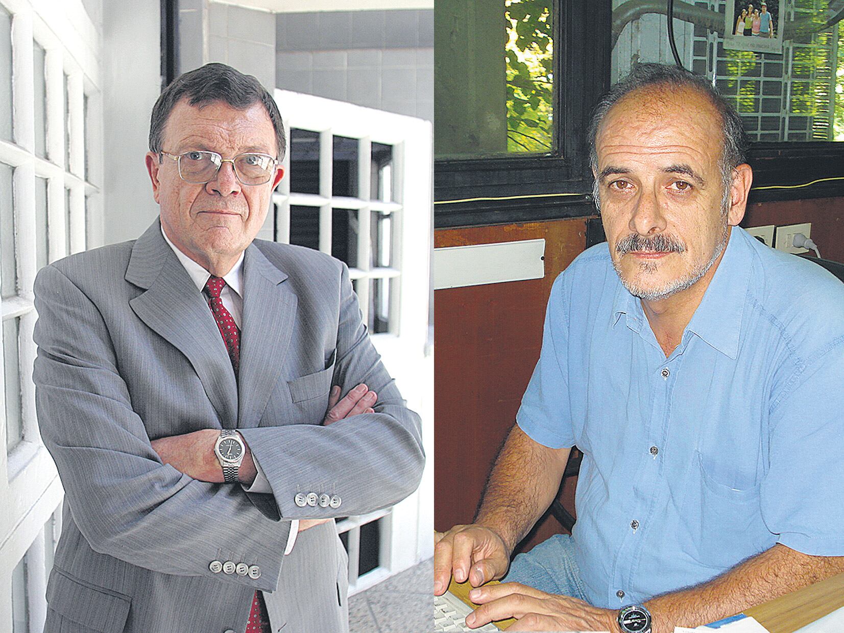 Tulio del Bono y Miguel Laborde, directores del Conicet.