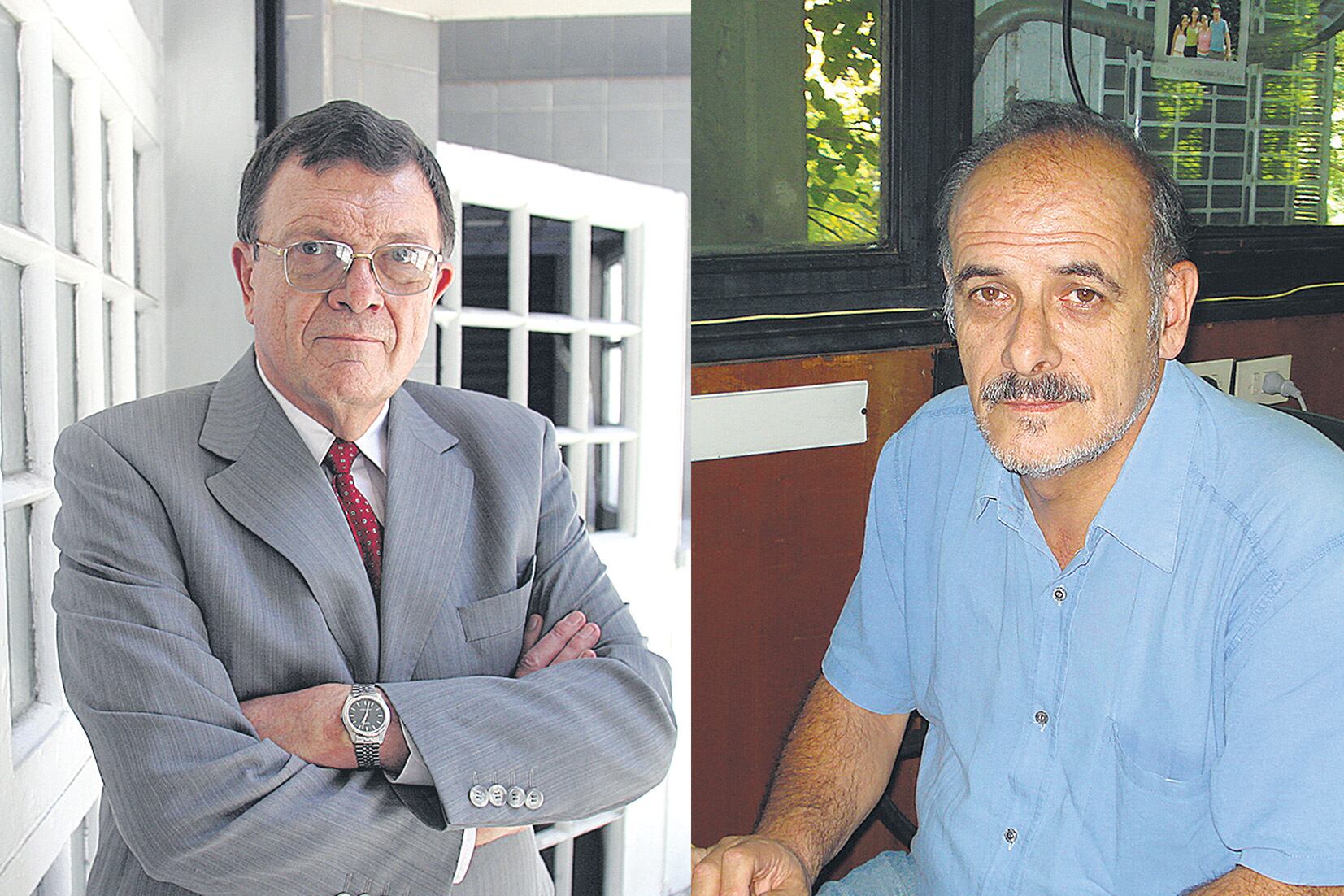 Tulio del Bono y Miguel Laborde, directores del Conicet.