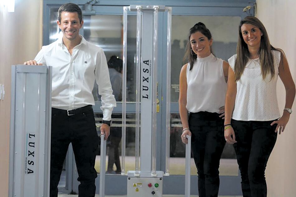 Leandro Dinnocenzo, María Victoria Martínez Daruich y Agustina Galiana, a cargo de la investigación.