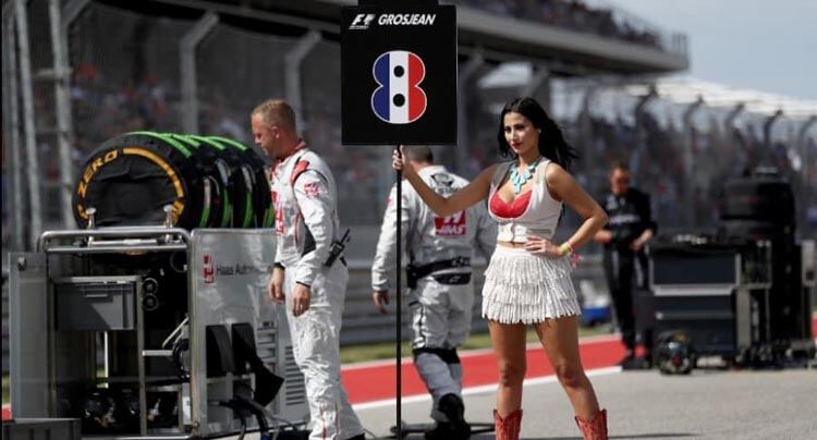 Una imagen que no se verá más en la Fórmula 1: la presencia femenina antes de la largada.