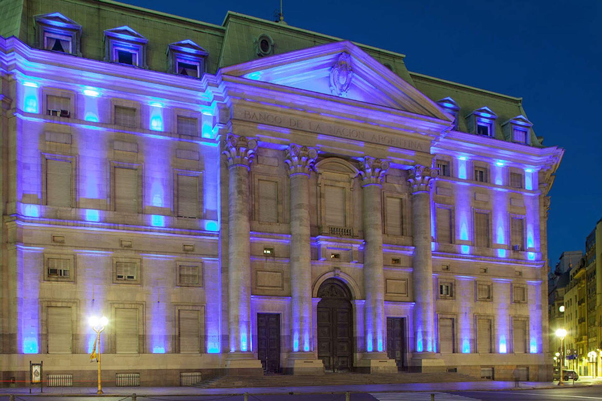 Sede central del Banco Nación.
