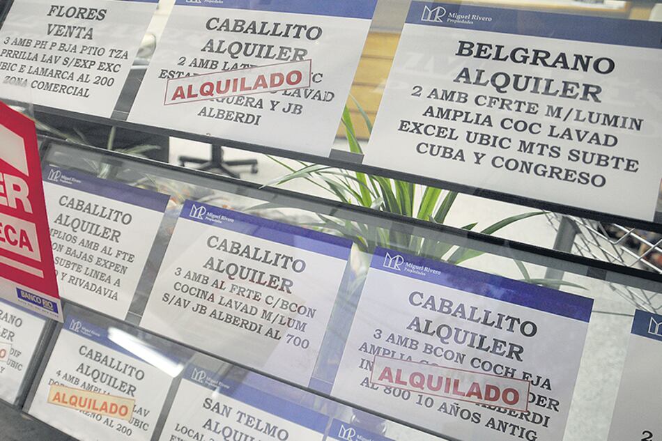 La actualización de los contratos de alquiler es semestral en casi el 80 por ciento de los casos.