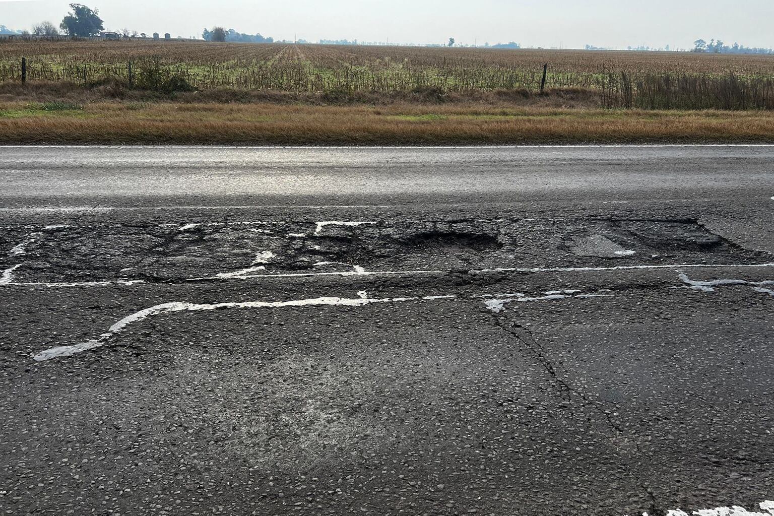El estado de las rutas nacionales empeoró desde la llegada de Milei a la Casa Rosada.