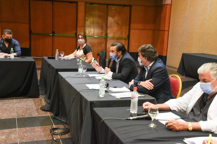 El COE en su reunión ayer.