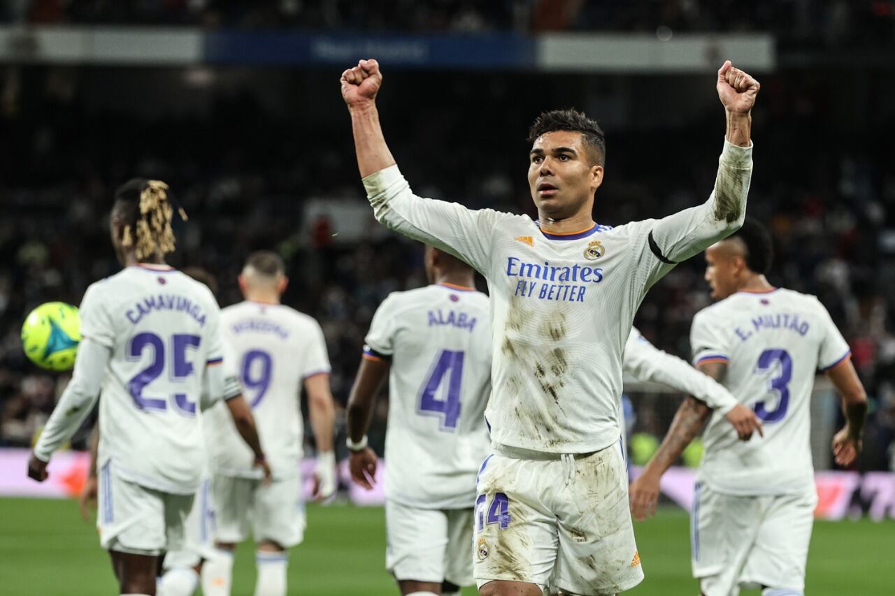 Casemiro abrió el camino del triunfo del Real Madrid