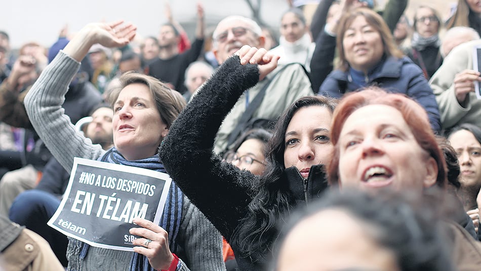 En la agencia de noticias Télam la semana pasada se conocieron 357 despidos.