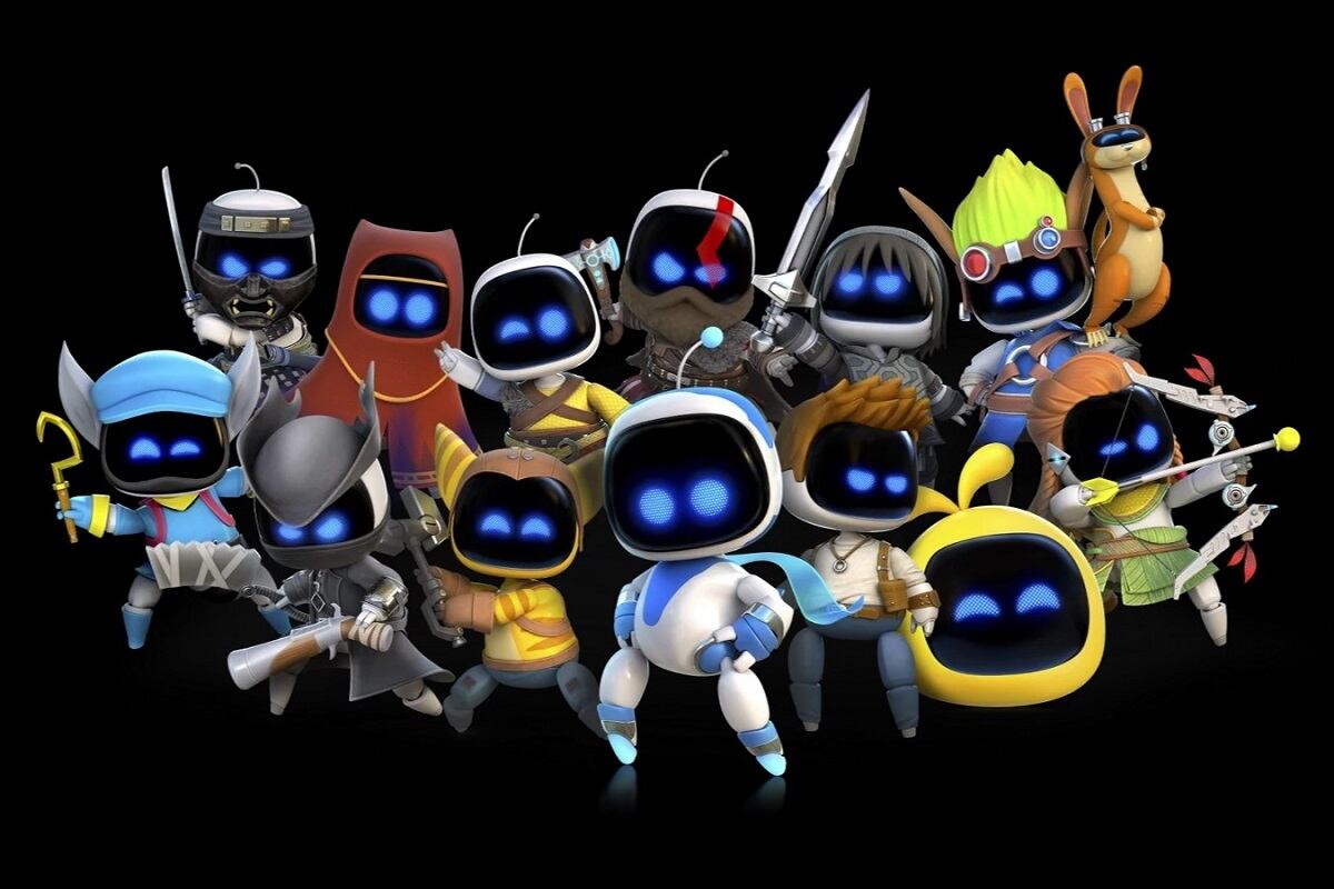 De los 300 robots a rescatar en Astro Bot, más de la mitad representan personajes de estás décadas de gaming en el universo PlayStation