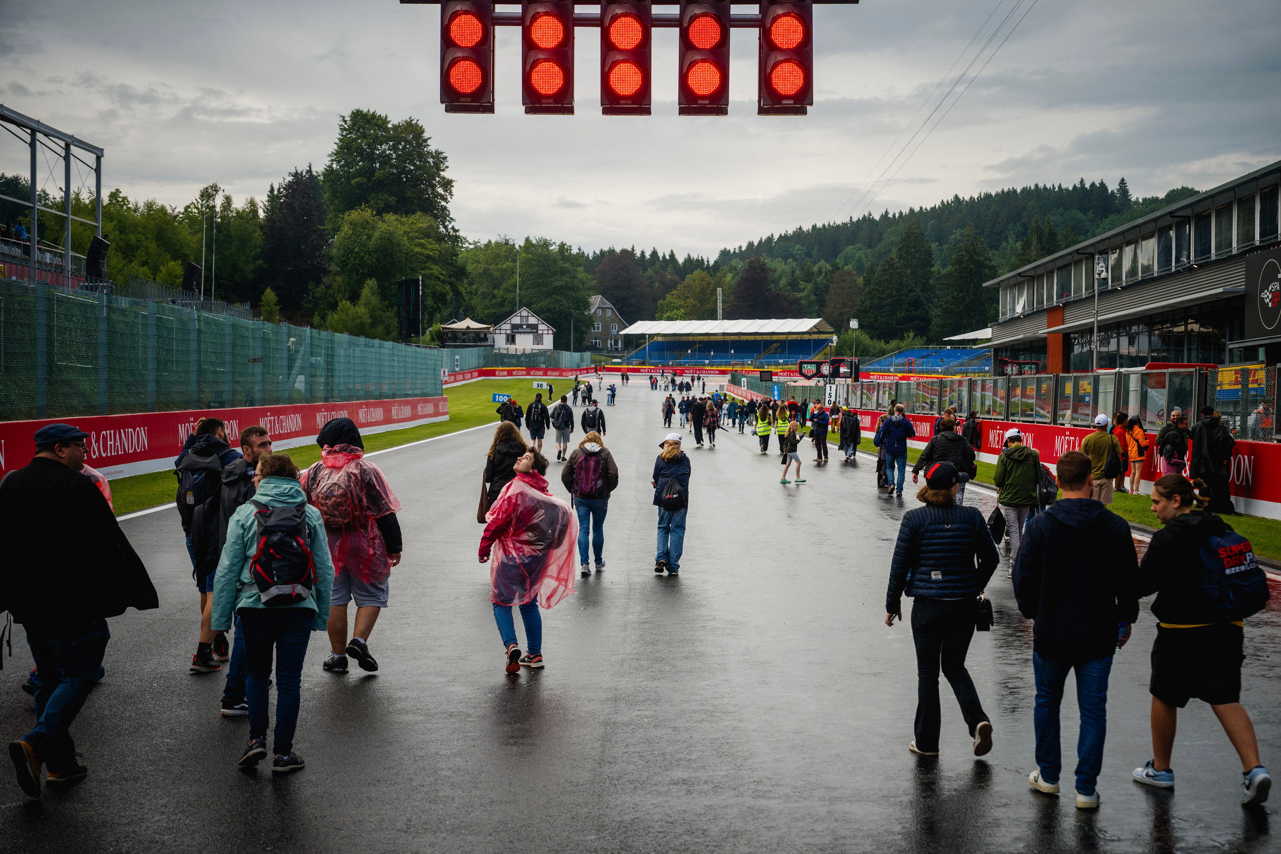 La lluvia en Spa, protagonista infaltable en cada Gran Premio belga