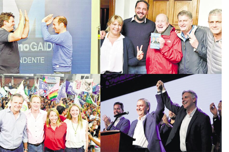 Los triunfadores en las elecciones en Neuquén, Santa Rosa, Paraná y Córdoba, que perdió el macrismo.